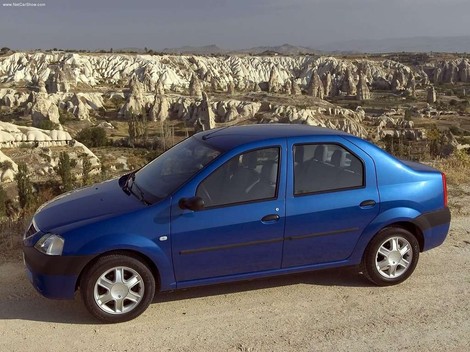 фото Рено Логан 2005 синего цвета Renault Logan interior photo foto